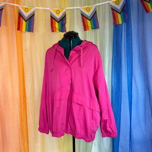Pink Hooded Rain Top NWT